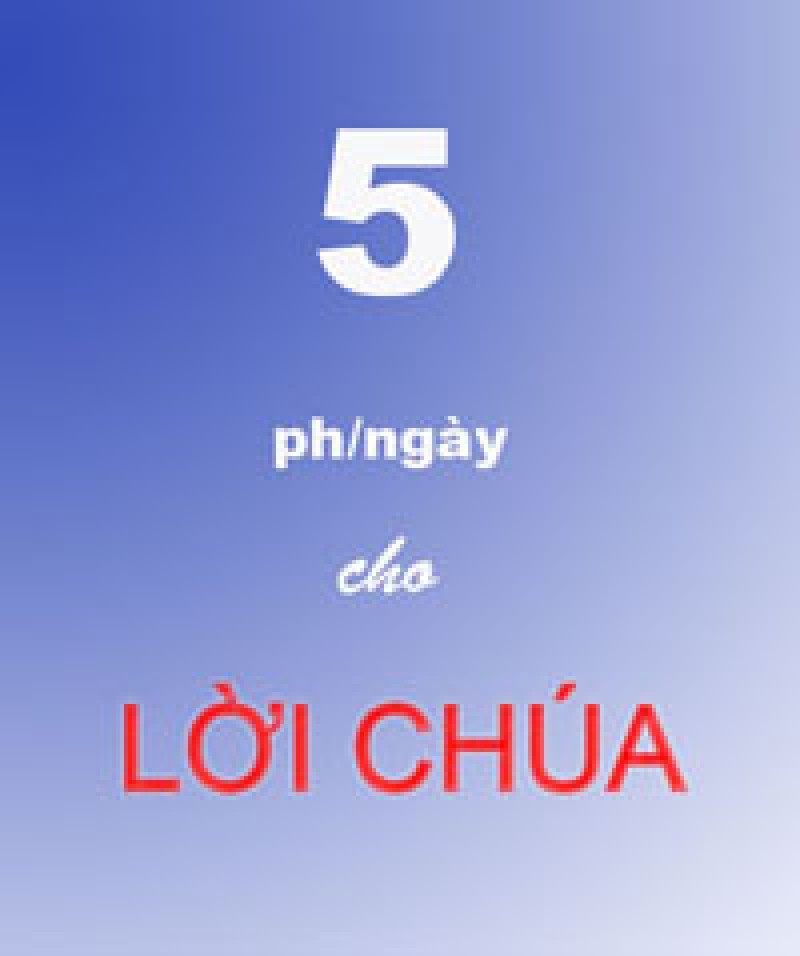 5 phút cho Lời Chúa tháng 09.2012