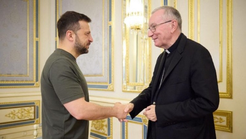 Một cuộc gặp gỡ giữa Tổng thống Zelensky và Đức Hồng y Pietro Parolin