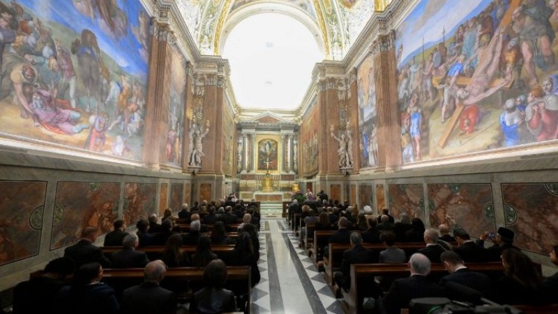 Nhà nguyện Paolina trong Dinh Tông Tòa ở nội thành Vatican