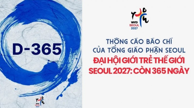 Đại hội Giới trẻ thế giới Seoul 2027: Còn 365 ngày
