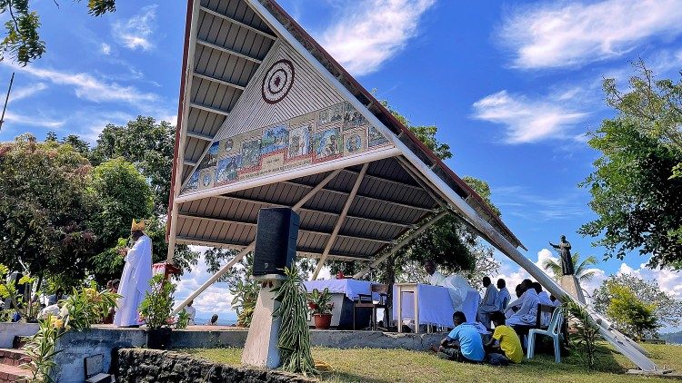 Một nhà thờ tại Papua New Guinea