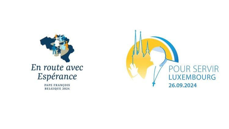 Logo chuyến viếng thăm của ĐTC Phanxicô tại Luxemburg và Bỉ