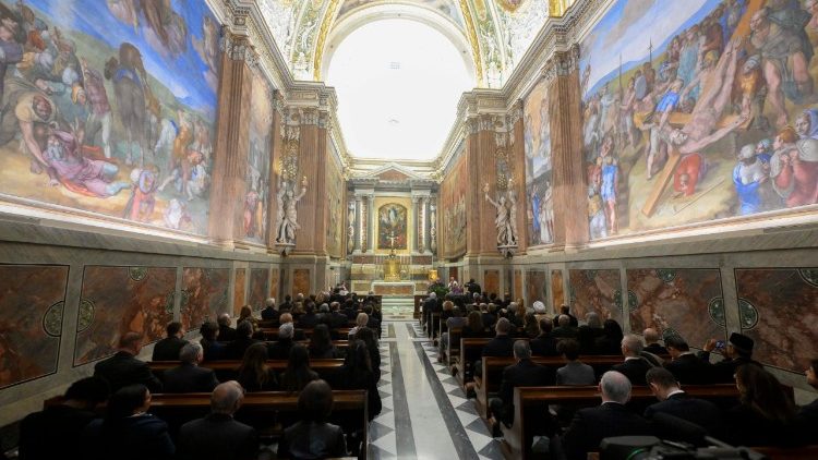 Nhà nguyện Paolina trong Dinh Tông Tòa ở nội thành Vatican