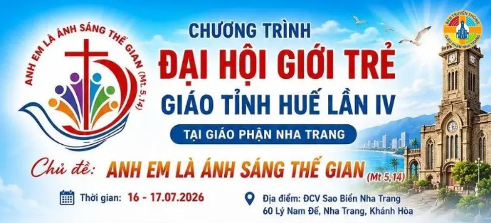 Tổng hợp các phần chính yếu trong hai ngày Đại hội Giới trẻ Giáo tỉnh Huế tại GP. Nha Trang